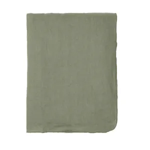 Tablecloth Gracie Eco, 160cm x 300cm, Friendly Linen Thyme tufted headboard, king headboard