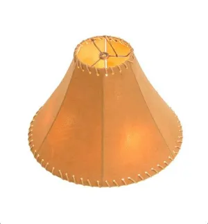 Tan Faux Leather Lamp Shade 14" laundry hamper, dirty clothes basket