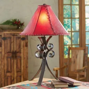Tate Forged Iron Table Lamp ceiling light, pendant lamp