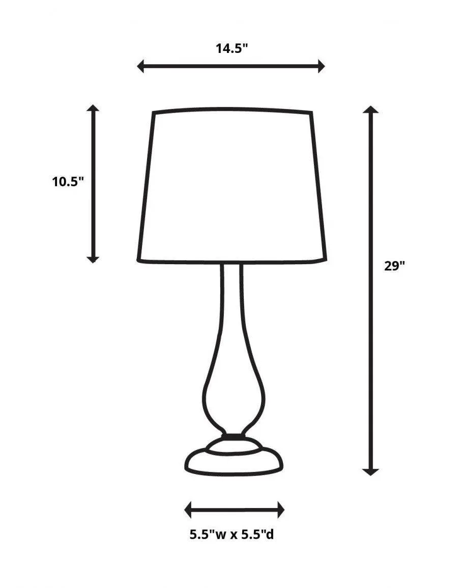 Terra Cotta Rust Table Lamp