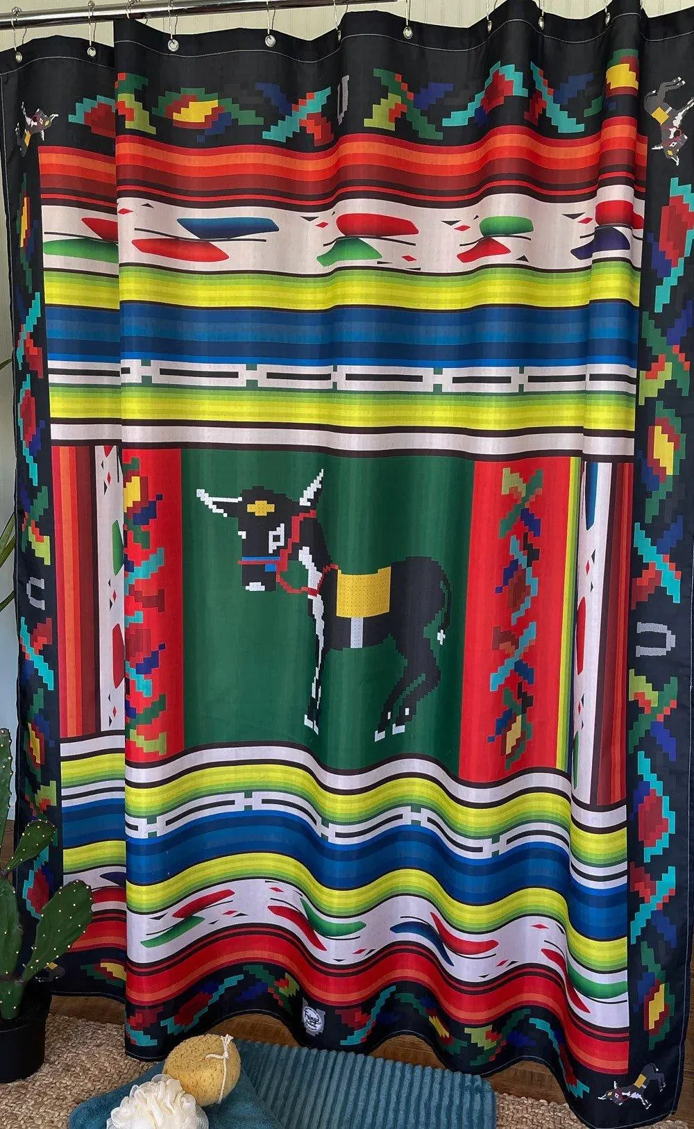 Tijuana Burro Shower Curtain