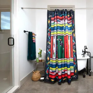 Tijuana Burro Shower Curtain bathroom furniture, vanity cabinet