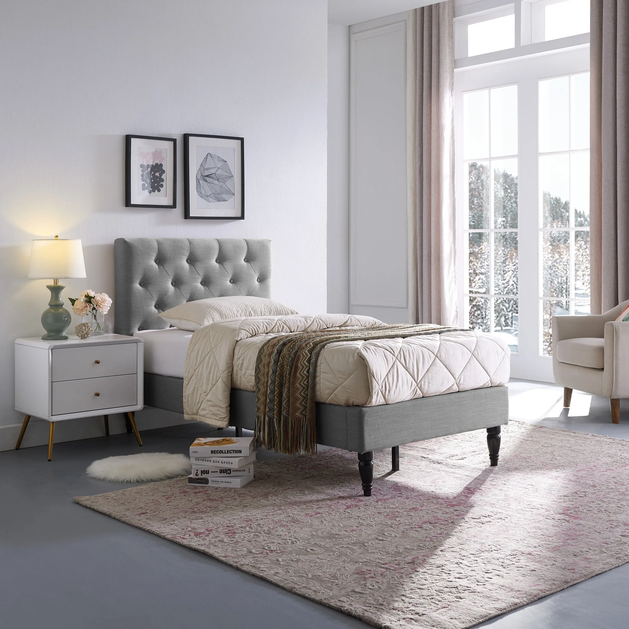 Upholstered Platform Bed - NH736113
