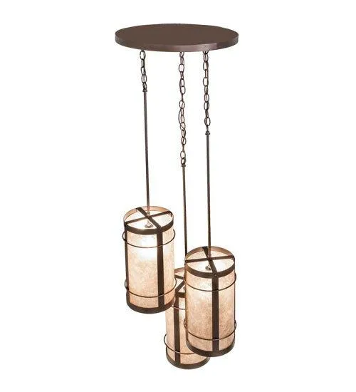 Villa 3 Light Cascading Pendant