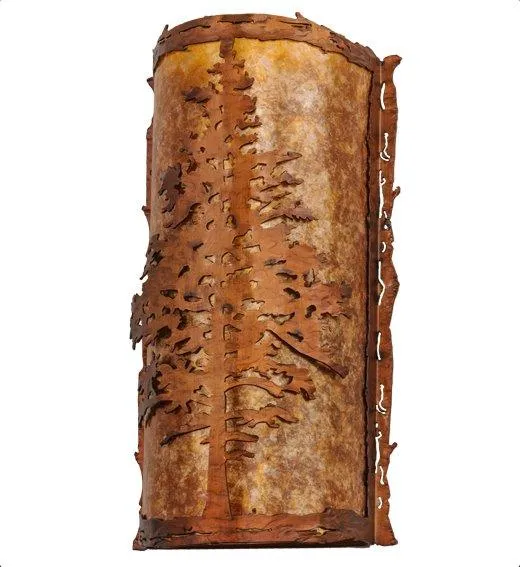 Vintage Copper Tamarack Wall Sconce