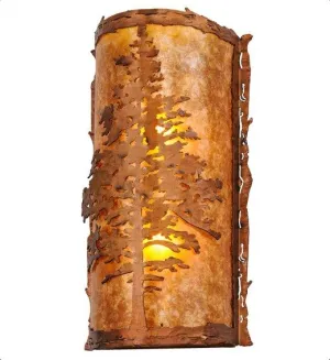 Vintage Copper Tamarack Wall Sconce dining table decor, bar servingware