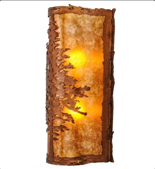 Vintage Copper Tamarack Wall Sconce