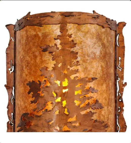 Vintage Copper Tamarack Wall Sconce