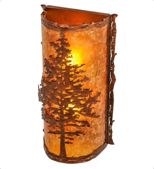 Vintage Copper Tamarack Wall Sconce