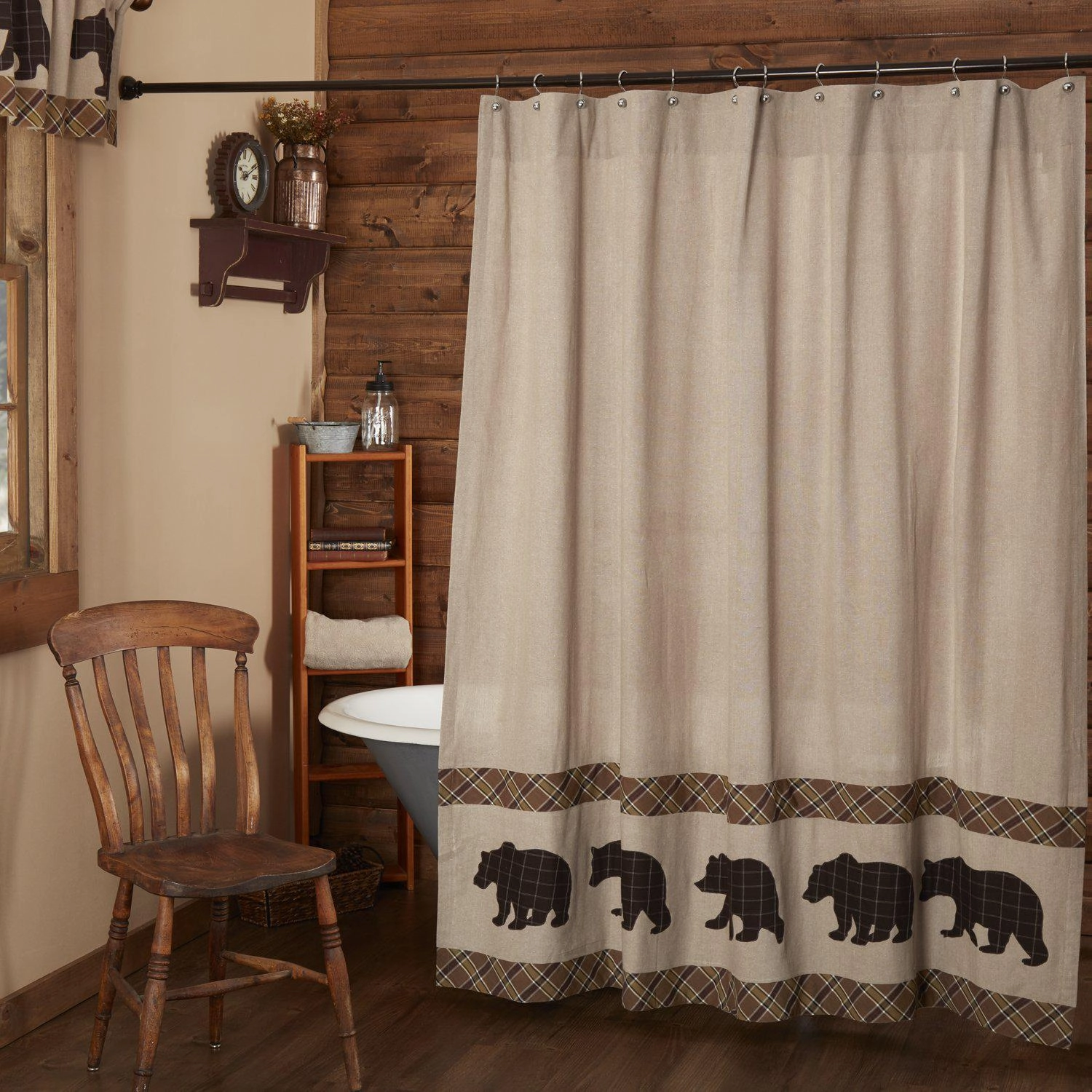 Wattsyn Bear Shower Curtain Lighting,Lamps Fixtures