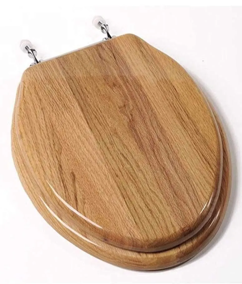 Western Bath Decor Toilet Seat - Red Leather