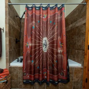 Western Bronc Shower Curtain 3 piece sofa set, living room set