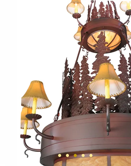 Wilbur Pines 2-Tier Chandelier