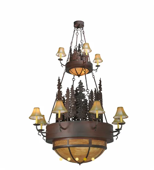 Wilbur Pines 2-Tier Chandelier