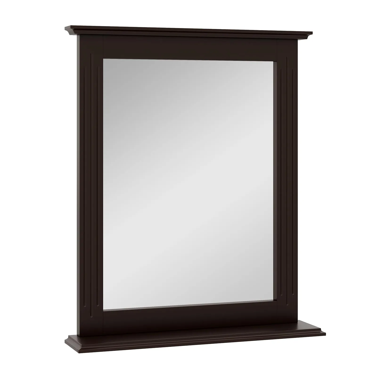 Wooden Frame Modern Rectangular Hanging Vanity Makeup Mirrors for Washroom