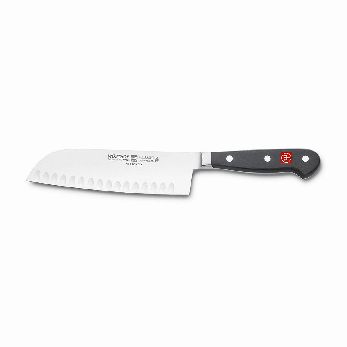 Wsthof 4183-7 Trident Classic Santoku Knife w/ Hollow Edge, 7" Food Storage,Food Containers