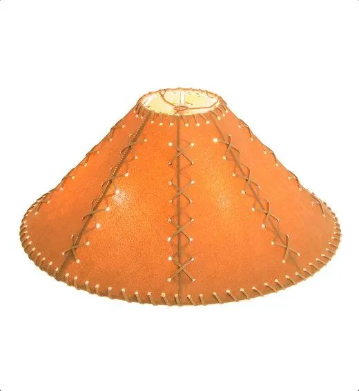 X-Cross Tan Faux Leather Lamp Shade 18" mattress topper, bed base