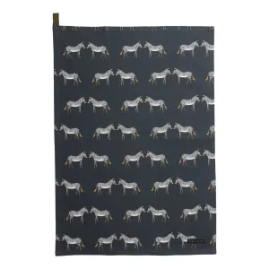 Zebra Teatowel, 45 x 65cm round coffee table, wooden coffee table